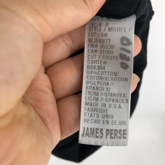 James Perse Black Ruched Midi Jersey Dress size 0/XS - Picture 10 of 16